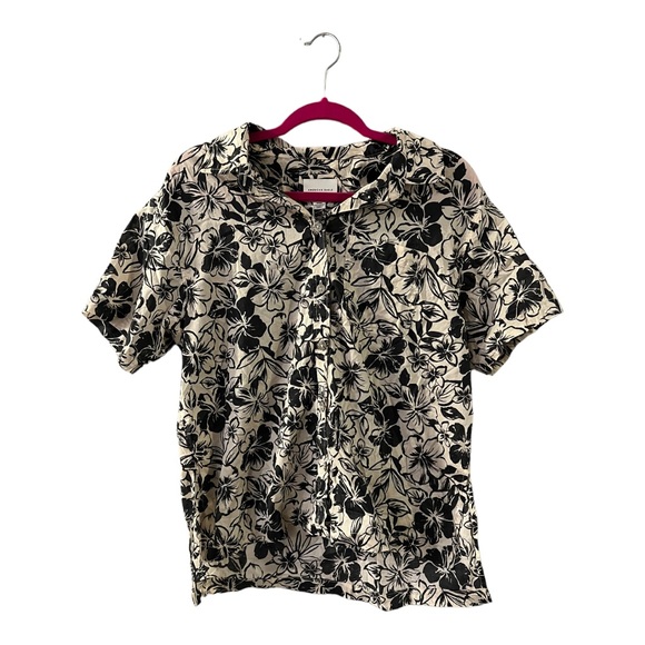 American Eagle Outfitters Tropical Button-Up Resort Shirt Floral Tropical Men M - Picture 4 of 16